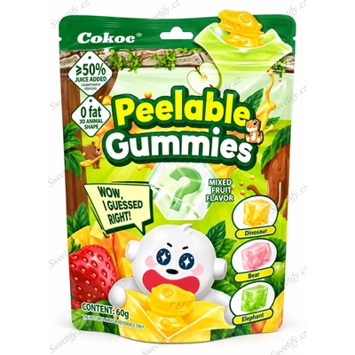 Cokoc Peelable Gummies Mixed Fruit 60 g