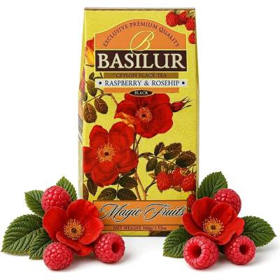 Basilur papír BLACK RASPBER ROSEHIP 100 g