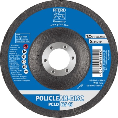 Pferd čistiaci kotúč 125 x 13 mm 44692725