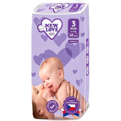 NEW LOVE 3 MIDI 4-9 kg 48 ks
