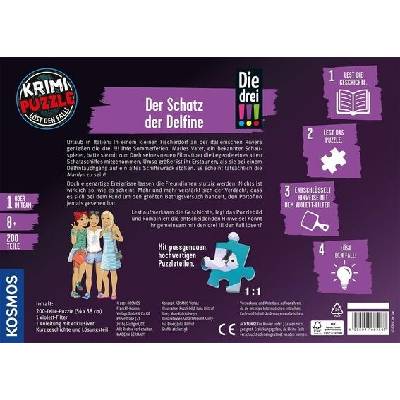 Kosmos Záhadné Tři vykřičníky Poklad delfínů Čtení Luštění 200 dílků