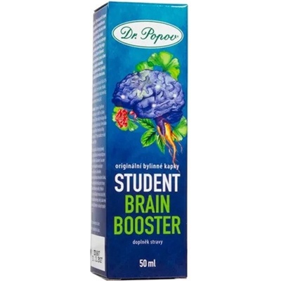 Dr. Popov Študent Brain Booster originálne bylinné kvapky 50 ml
