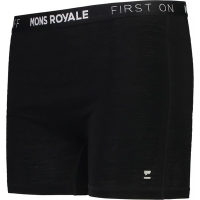 Mons Royale Hannah Dámske funkčné boxerky Hot Pant čierna