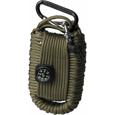 Mil-Tec Sada pro přežití Survival paracord zelená – Hledejceny.cz