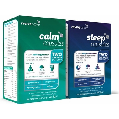 1. Balíček Calm 60 kapslí + Sleep 60 kapslí