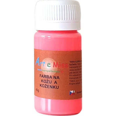 Artemiss Farba na kožu a koženku 74 neón červená 110 g