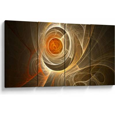 Obraz abstrakcie, štvordielne 160x80 cm