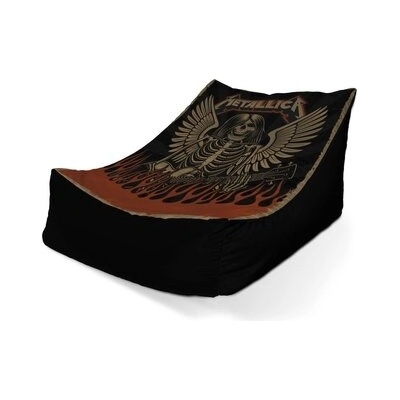 Sablio sedací vak lounge Metalicca Padlý anděl 80 x 95 x 50 cm