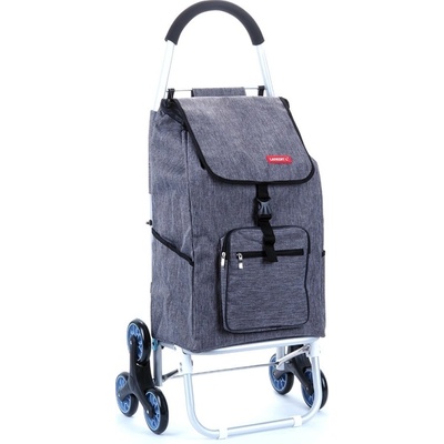 Lorenbag - Laurent S01 Nákupní vozík na kolečkách do schodů šestikolový, šedá – Hledejceny.cz