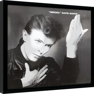 Rámovaný Obraz - David Bowie - Heroes, 31.5 × 31.5 cm