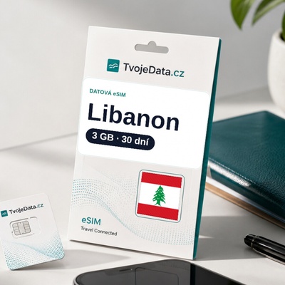 eSIM Libanon 3 GB / 30 dní