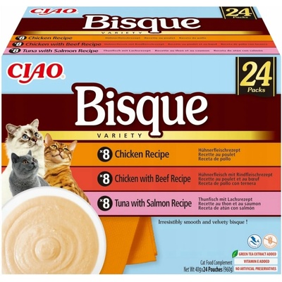 Ciao Bisque Creamy soup with chicken beef and fish 24 x 40 g