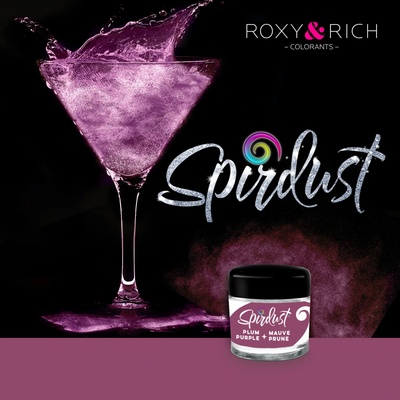 Roxy and Rich Metalická barva do nápojů Spirdust fialová 1,5 g – Hledejceny.cz