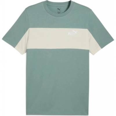 Puma ESS Block Tee 68468530 green moon – Hledejceny.cz