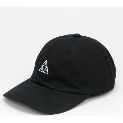 HUF Triangle Curved Visor Strapback Black černá / černá