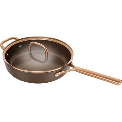 Hluboká pánev MILANO 28 cm, s poklicí, hnědá, keramika, Zwilling