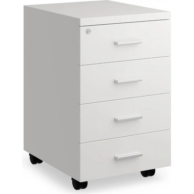 Rauman SimpleOffice 40 x 48 cm 4 zásuvky bílá – Hledejceny.cz