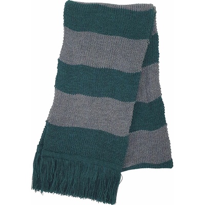 Harry Potter pruhovaná šála Zmijozel