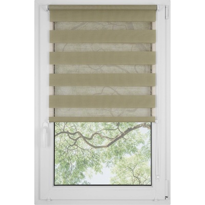 Dekodum Roleta Den Noc neinvazivní soft Tmavě béžová 70 x 150 cm