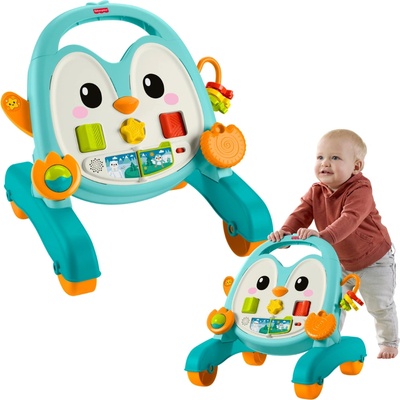 Fisher-Price hudební chodítko a pchátko tučňák 2 v 1