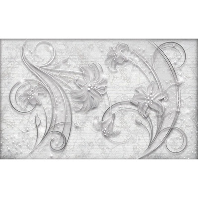 Preinterier FT4678 Fototapeta na stenu Sivý ornament vlies 104cm x 70cm