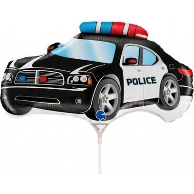 GRABO fóliový balónek MINI Policení auto 14" 35cm nafukovací