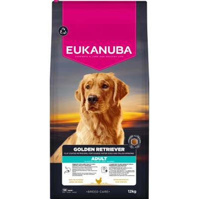 Eukanuba Breed Care Adult Chicken Golden Retriever 12 kg – Hledejceny.cz