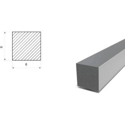 Štvorcová tyč 6x6 mm