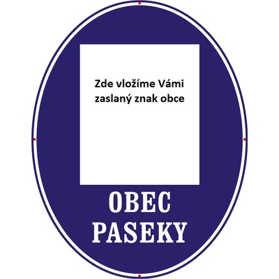 PROFIBA Smaltovaná cedule VLASTNÍ ZNAK