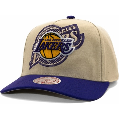 Mitchell & Ness Off Tilted NBA Los Angeles Lakers Off White