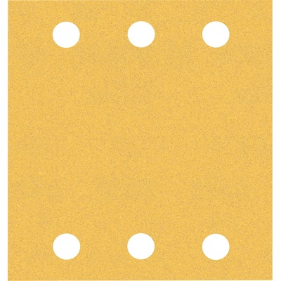 Bosch Brúsny papier EXPERT C470 so 6 otvormi pre orbitálne brúsky 115 x 107 mm, zrnitosť 120, 10 ks 2608900893