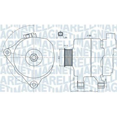 generátor MAGNETI MARELLI 063731499010