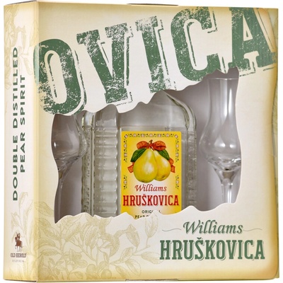 Old Herold Hruškovica 45% 0,7 l (darčekové balenie 2 poháre)