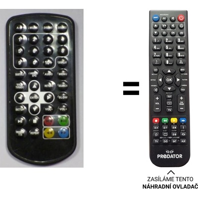 Dálkový ovladač Predátor Hyundai PDP733SUDVBT, PDP933SUDVBT, PDP933, DV5S434 – Hledejceny.cz