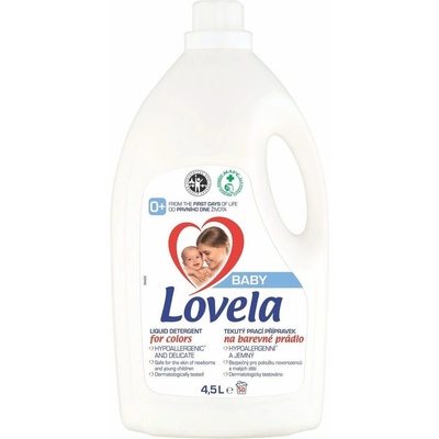 Lovela Baby tekutý prací přípravek na barevné prádlo 4,5 l 50 PD