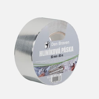 Den Braven Hliníková páska 75 mm x 50 m strieborná