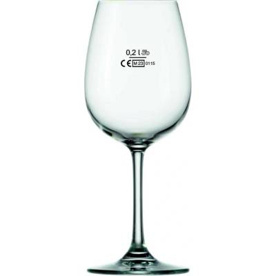 METRO PROFESSIONAL Poháre na víno s ciachom AVEIRO 350 ml / CE 200 ml 6 ks