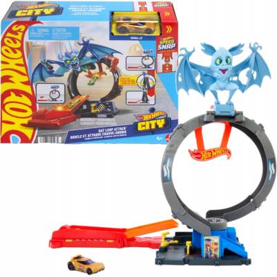 Mattel Hot Wheels City Netopýří smyčka Set HTN78