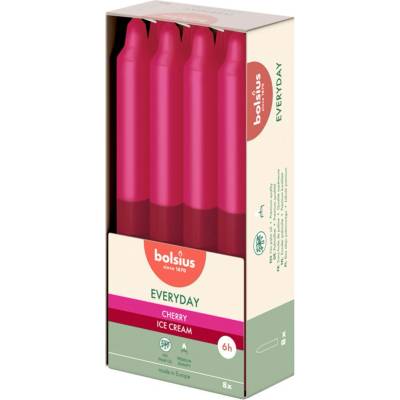 Bolsius CHERRY ICE CREAM 180 x 21 mm 8 ks
