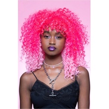 Fever Manic Panic Pink Passion Ombre Curl Girl Wig
