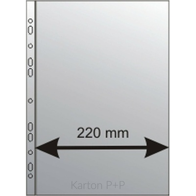Karton P+P Průhledný obal A4 U MAXI,150my eurozávěs 25ks