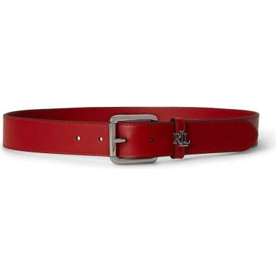 Lauren Ralph Lauren pásek dámský kožený 412968765 červená