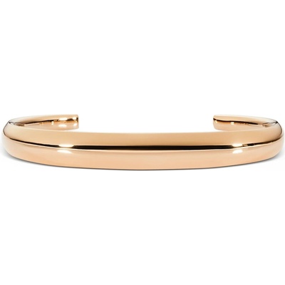 Daniel Wellington Pevný otevřený náramek z pozlacené oceli Flow DW00402073 15,5 cm