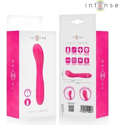 Intense lisette vibrator 19 cm flexible 10 vibrations pink
