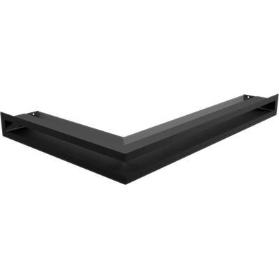 Kratki Rohová mriežka LUFT 400 x 600 x 60 mm pravá čierna 45S