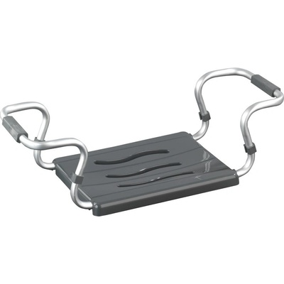 Wenko Secura stolička do sprchy šedá 65 cm, 18 cm, 26 cm