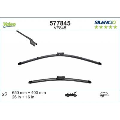 Valeo Silencio Flat Blade set 650+400 mm VA 577845