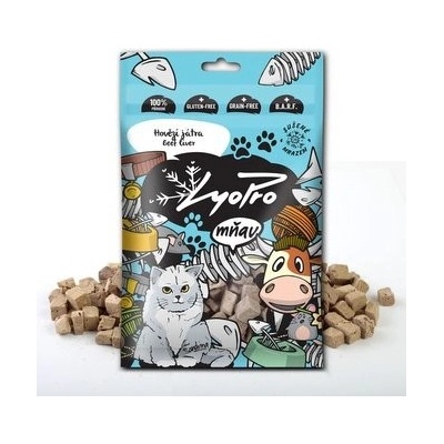Lyopro mňau poch. mrazem sušené Hovězí játra 50 g