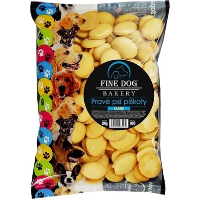 Fine Dog bakery piškoty pro psy klasik 6 x 200 g
