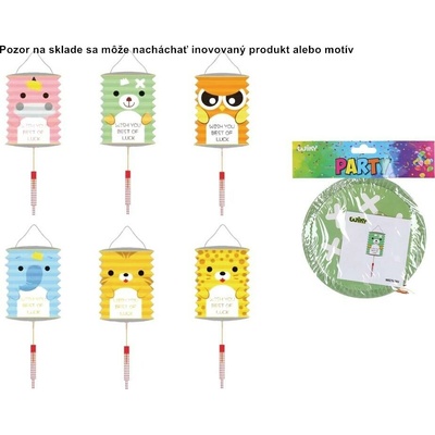 Lampión 16cm valec zvieratká mix 1ks